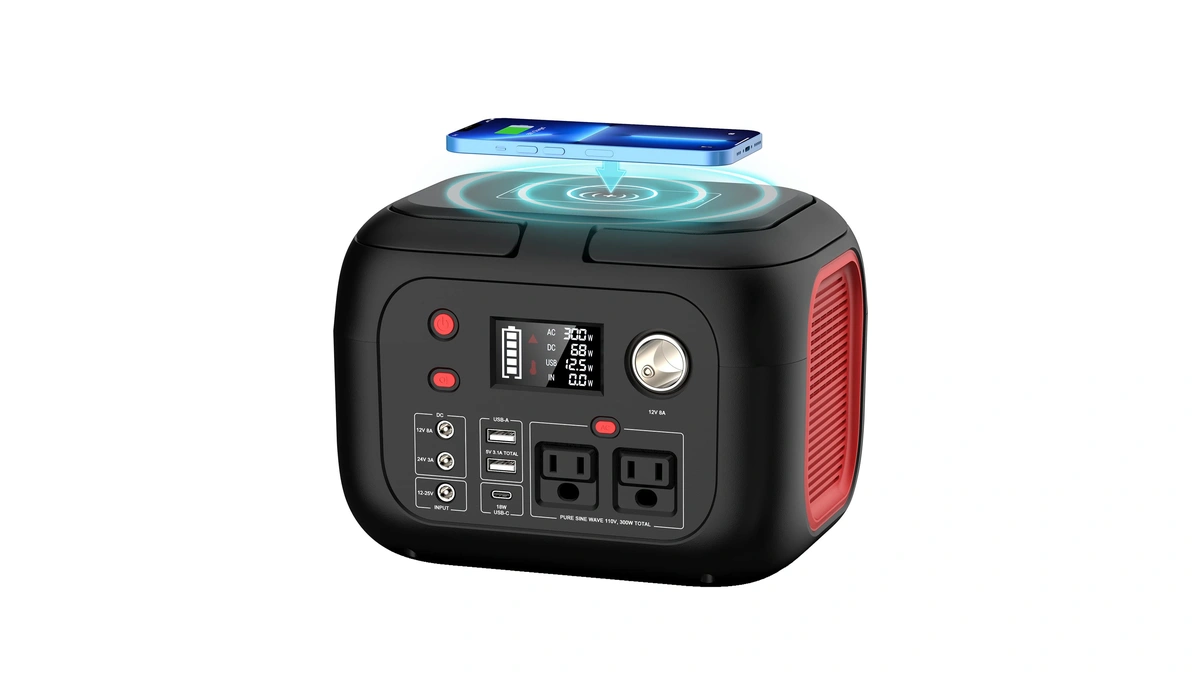 Enoflo 300w Portable Power Station, 228wh Solar Generator