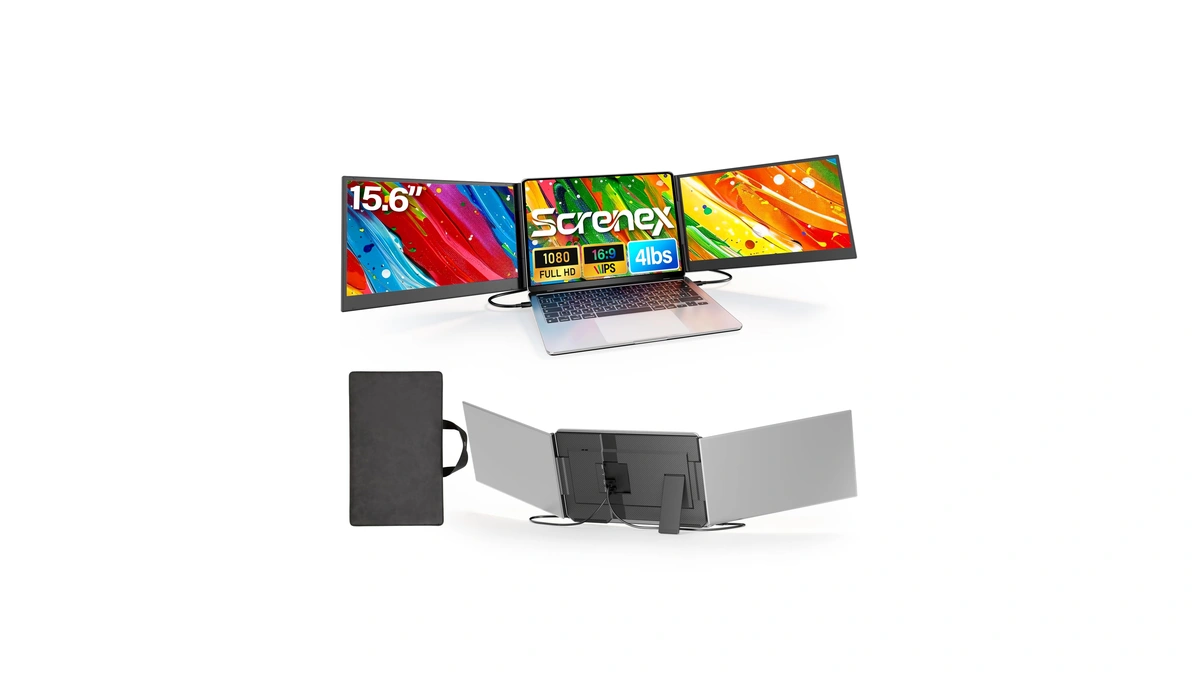 Screnex 15.6" Laptop Screen Extender New Upgraded Ultra-thin & Light,
