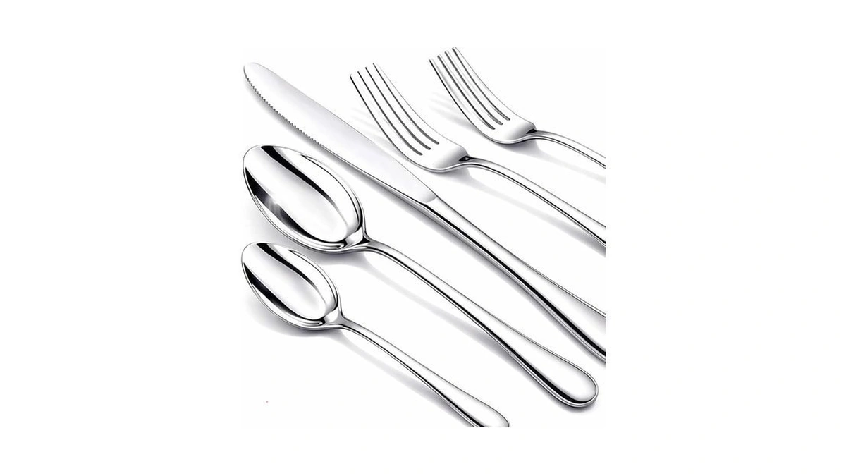 Nice Kitchen Silverware Set, 40 Piece Stainless Steel Cutlery Sets