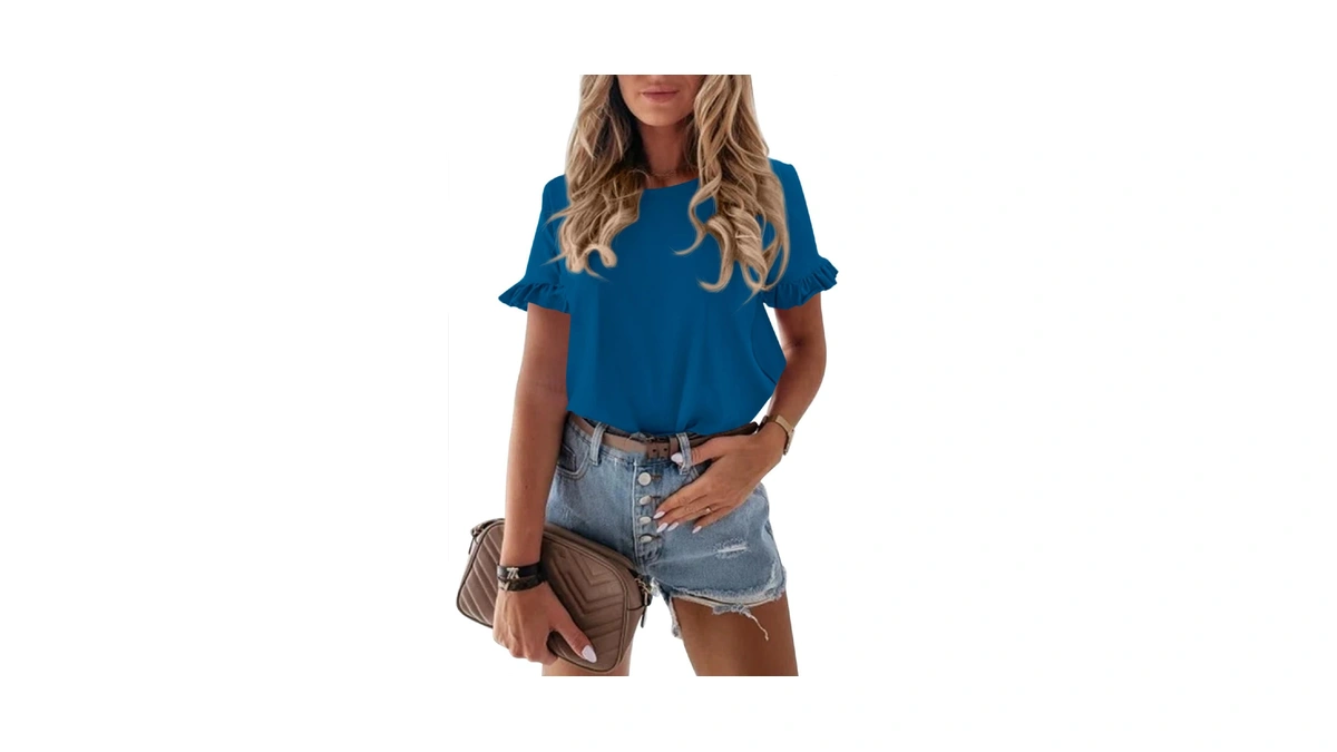 Prettygarden Women Short Sleeve Casual Shirts...