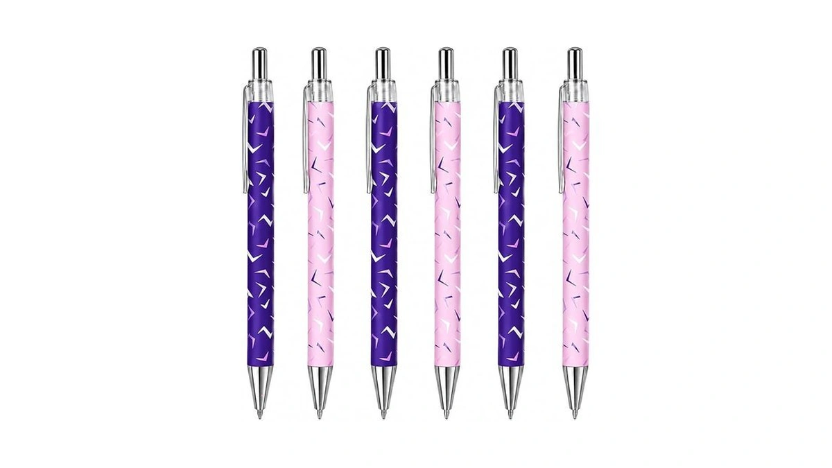K-pop Music Pens Set β 6 Pcs Black Gel Pens