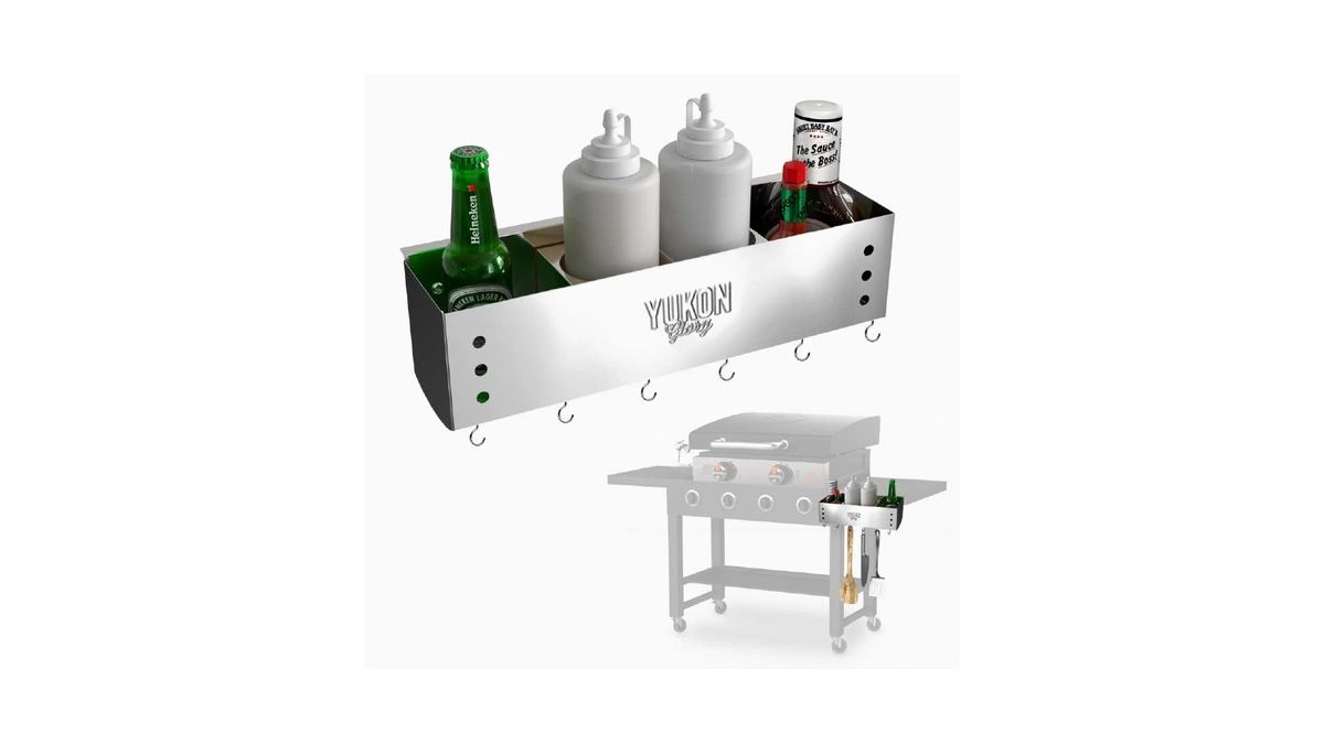 Yukon Glory Stainless Steel Griddle Caddy For Blackstone 28'- 36'