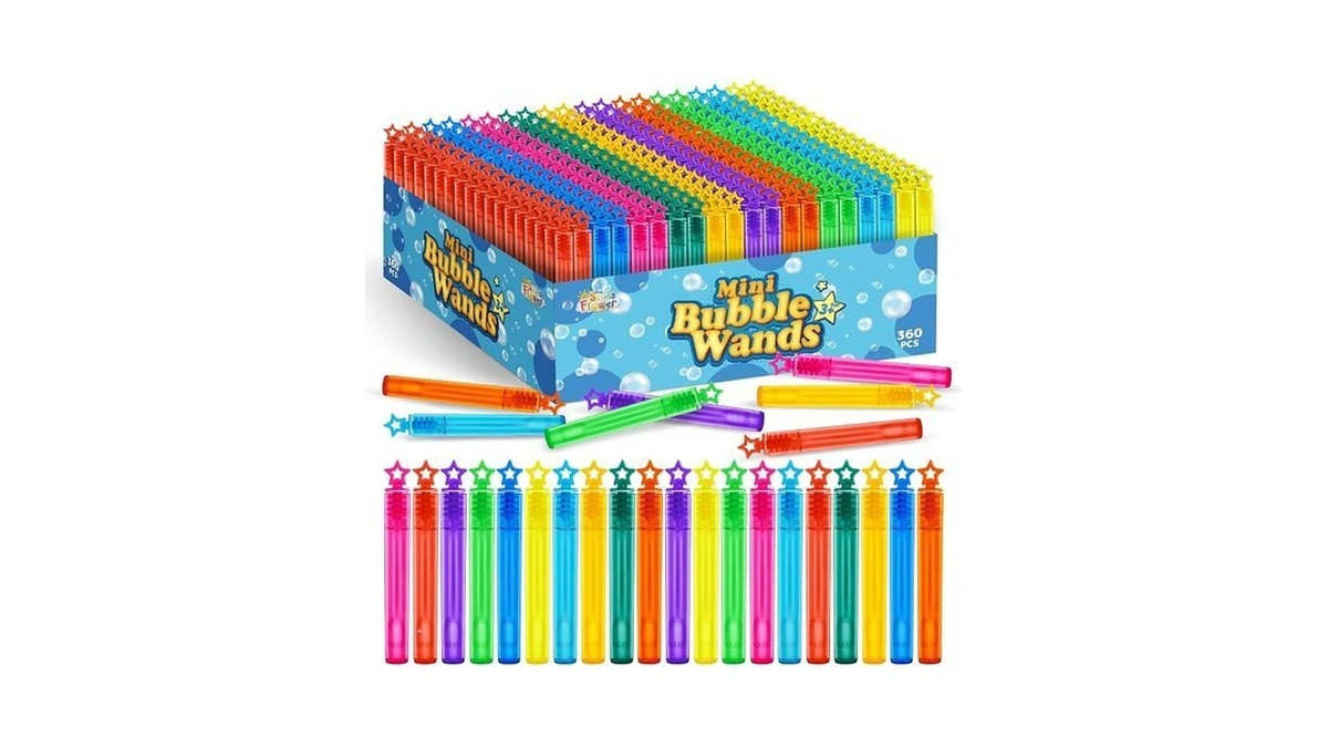 360 Pieces Mini Bubble Wands, Party Favors Assortment Toys For