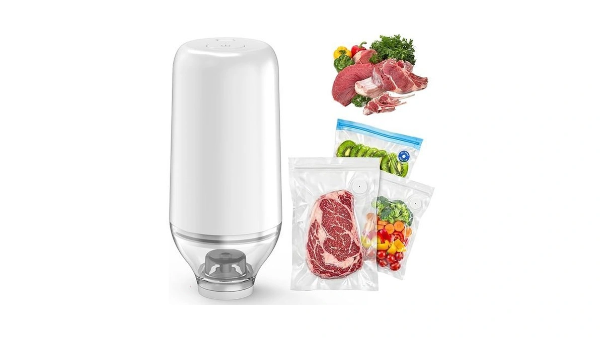 Bamcoo Vacuum Sealer For Food, Powerful Handheld Vacuum Sealer Machine,