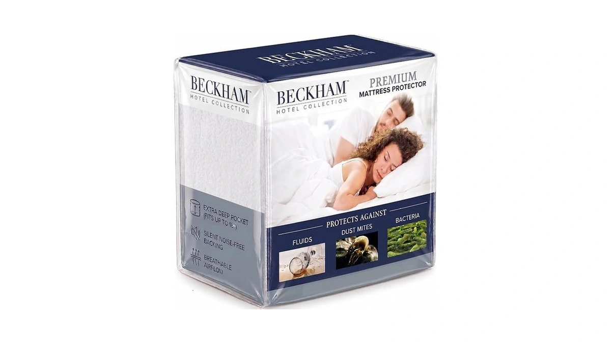 Beckham Hotel Collection Mattress Protector β Hotel-grade Cotton Blend, Silent