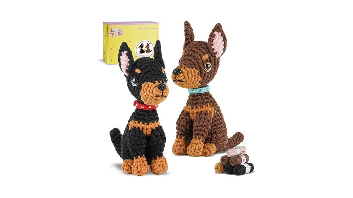 Ludotek Crochet Kit For Beginners, Crochet Animal Kits,crocheting Kit For