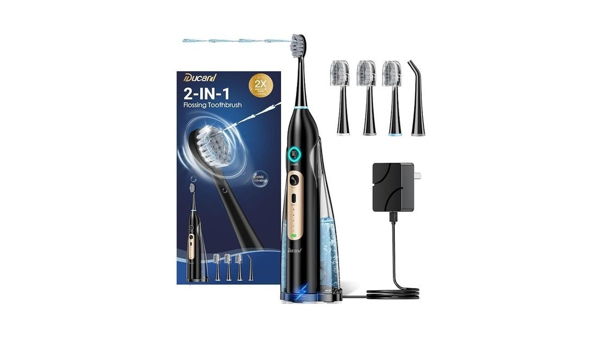 Electric Toothbrush With Water Flosser Combo, Professional Oral Care With