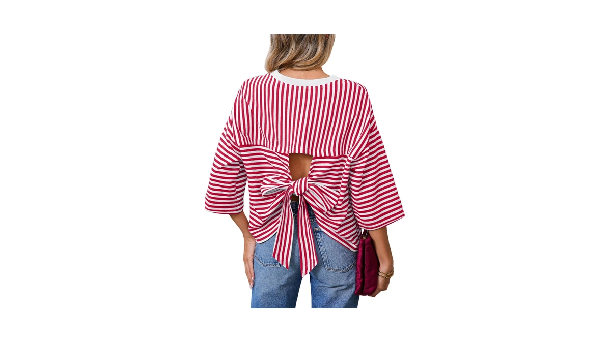 Dokotoo Tops For Women Short Sleeve Oversized T Shirts For