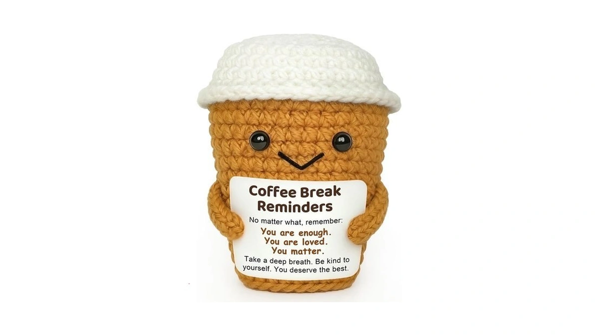 Krinisou Coffee Lovers Birthday Gifts For Women Men, Positive Animals