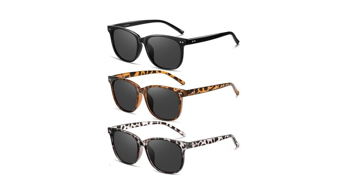 Wzerry 3 Pack Polarized Sunglasses For Women - Trendy Glasses