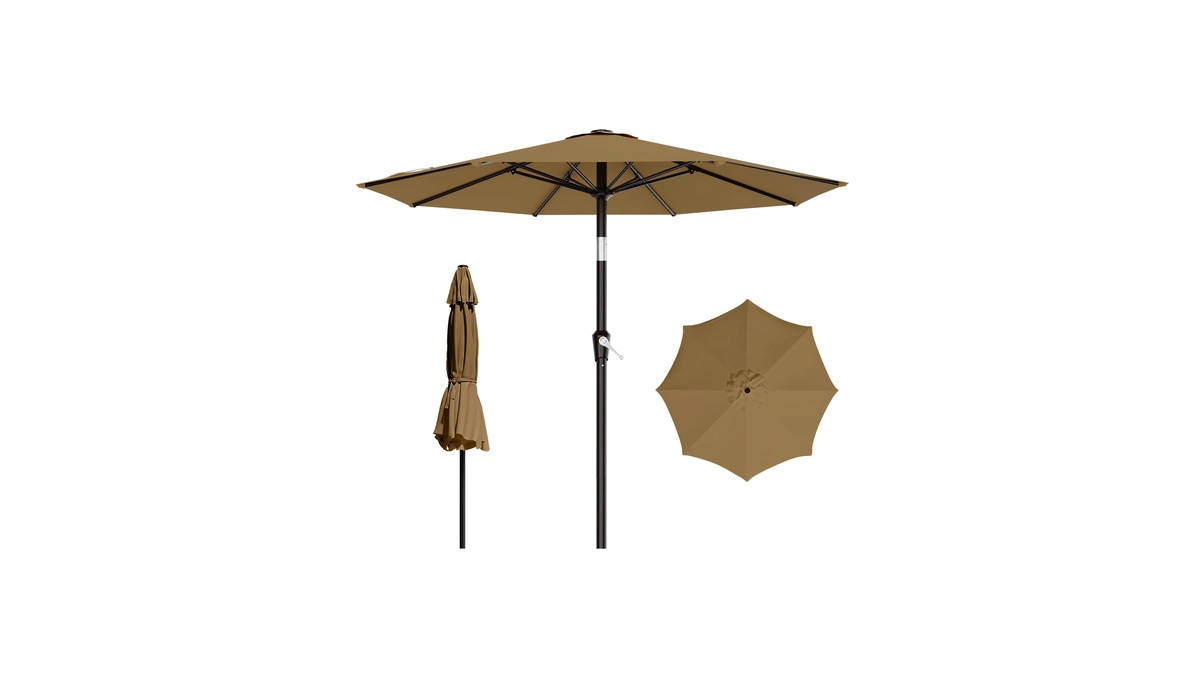 Areshark 9 Ft Patio Umbrella For Outdoor, Outdoor Table Umbrella