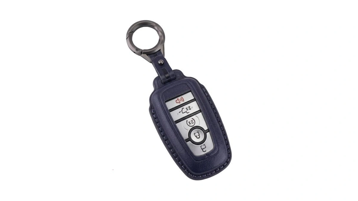 For Ford Key Fob Cover 5 Buttons With Keychain Soft