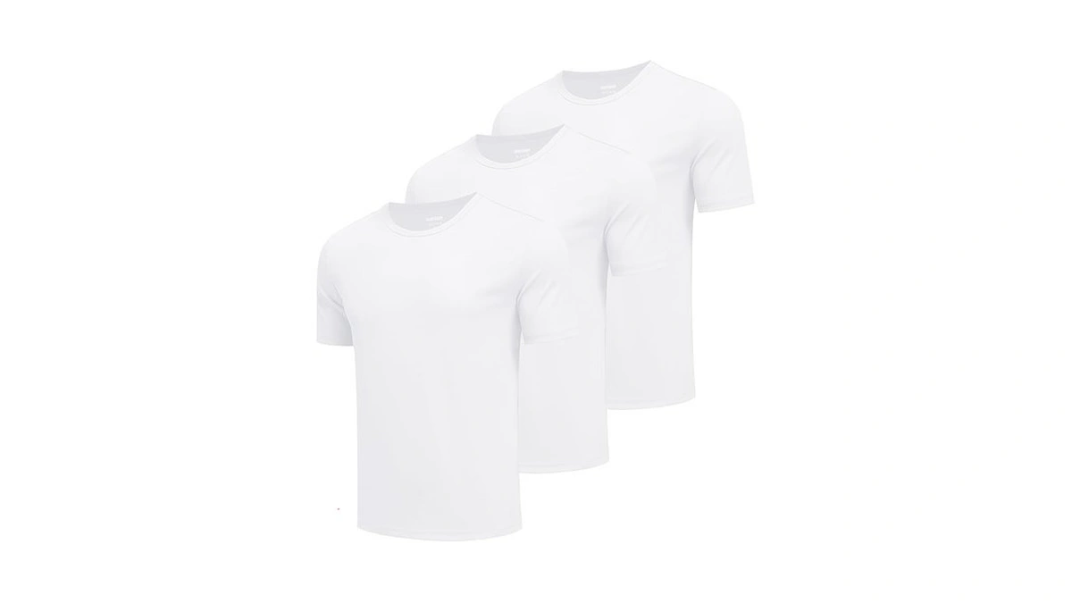 Coofandy Men's Workout T-shirts 3 Pack Quick Dry Moisture Wicking