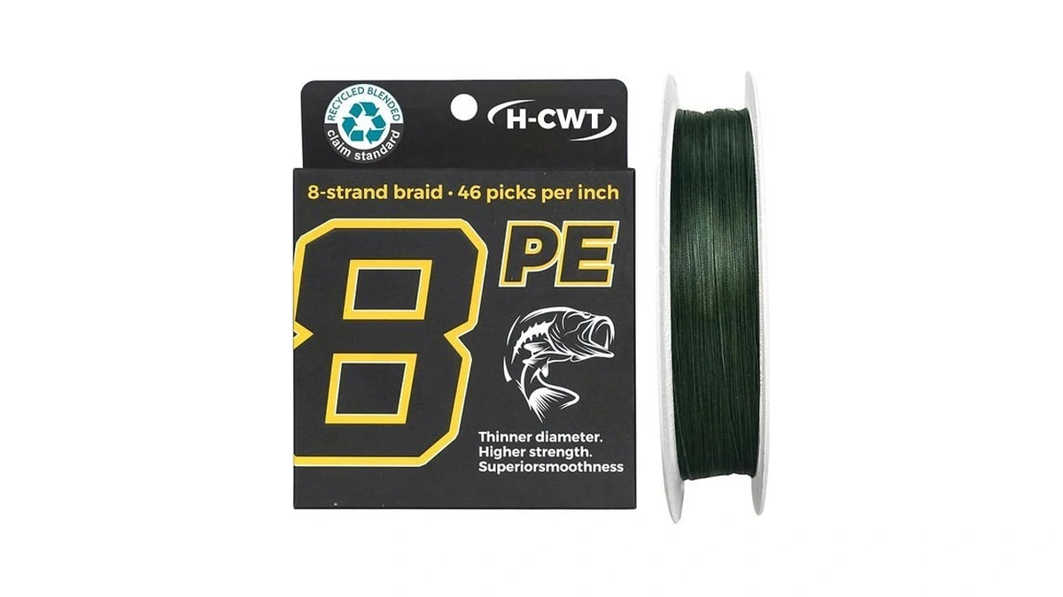 Braided Fishing Line With Plant-based Fiber Spool - 46-strand High