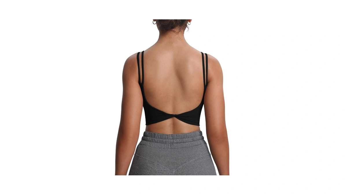 Aoxjox Women's Workout Sports Bras Fitness Yoga Crop Tank Metamorph