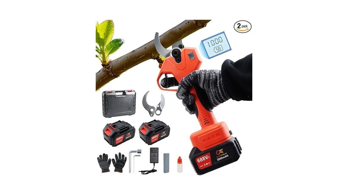 Electric Pruning Shears,2 Inches (50mm) Cutting Diameter,cordless Pruning Shears With