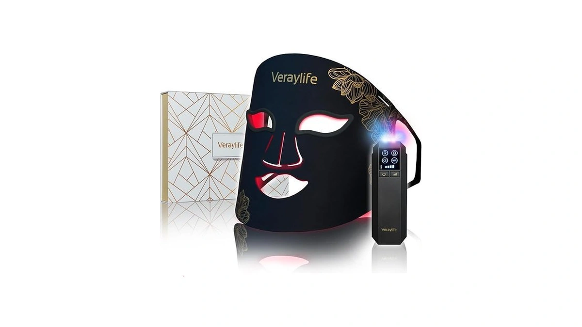 Veraylife Red Light Therapy For Face, Led Facial Mask, Skin