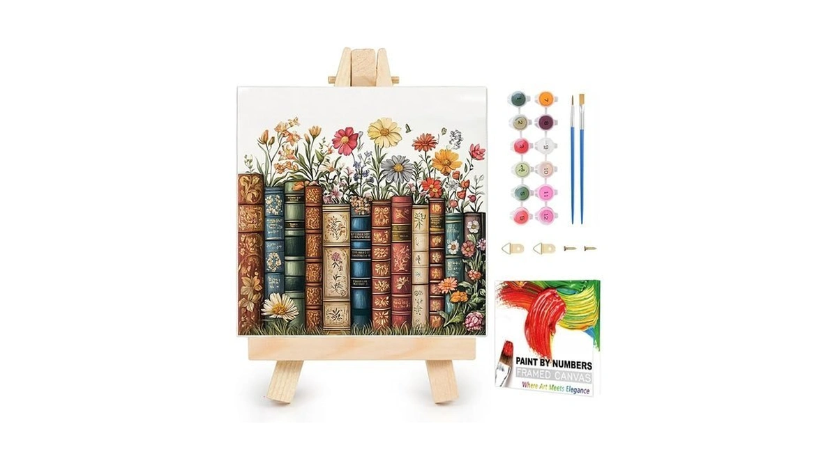 Xtcixal Framed Paint By Numbers Kit For Adults Beginner &