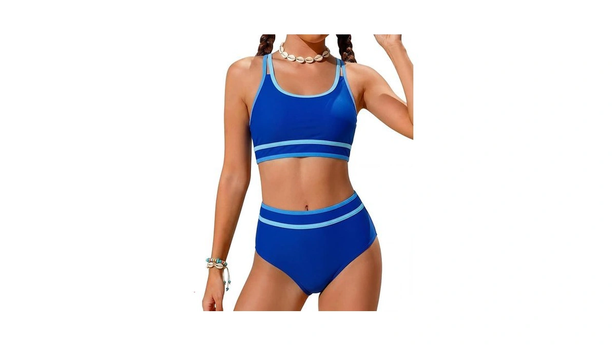 Girls Swimsuits Size 10-12 Bathing Suits Two Piece Trajes De