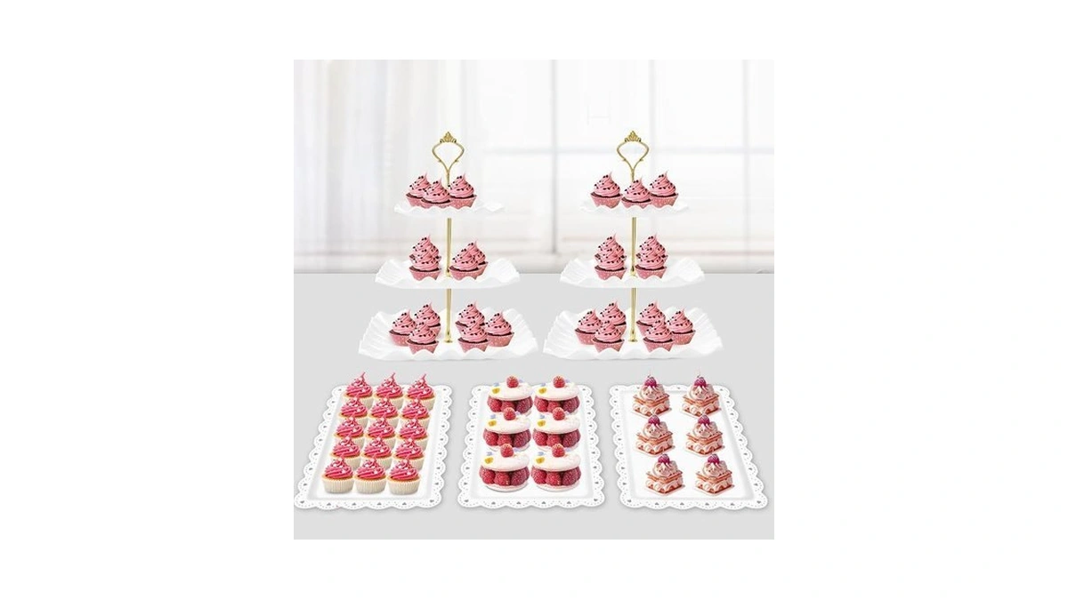 Pincute 5 Pcs Dessert Table Display Set - 2 X