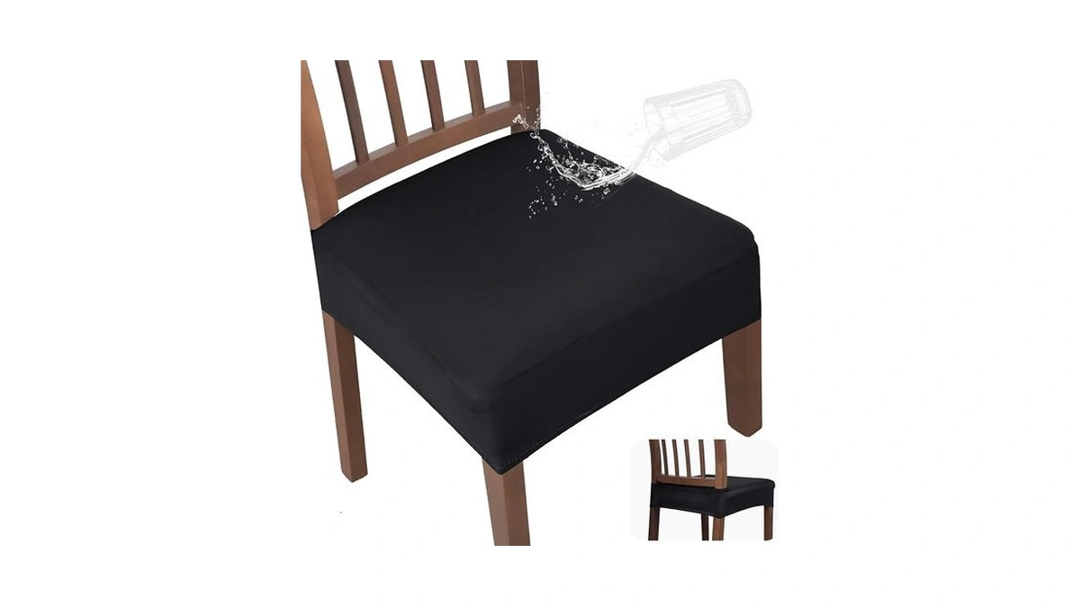 Jqinhome Waterproof Dining Chair Seat Covers Set Of 4 |