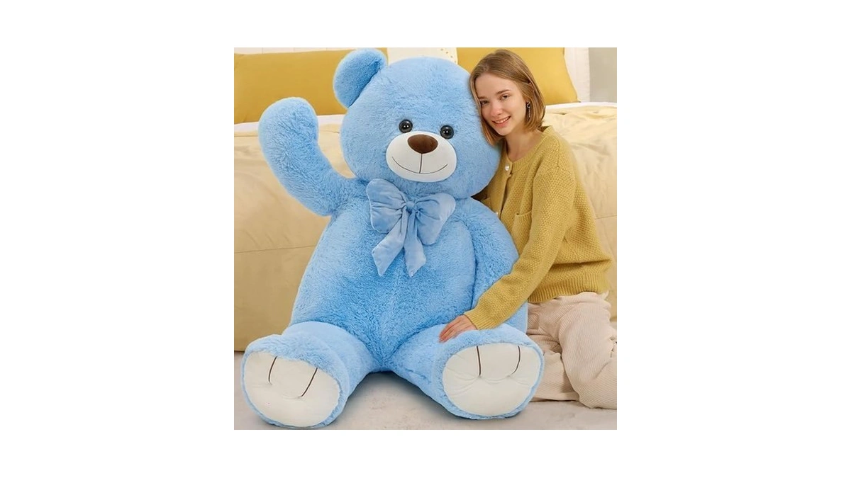 Tezituor Giant Teddy Bear 5 Feet, Soft Big Bear Stuffed