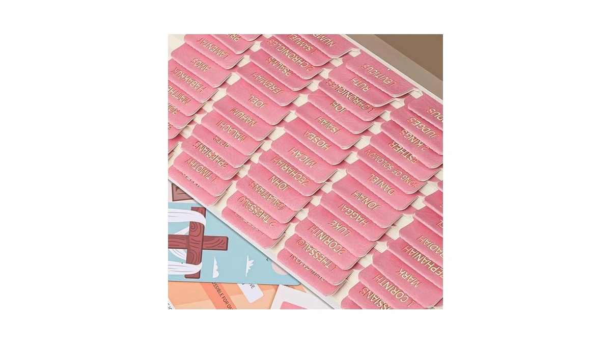 Leather Bible Tabs For Women Large Print Gold Foil 80