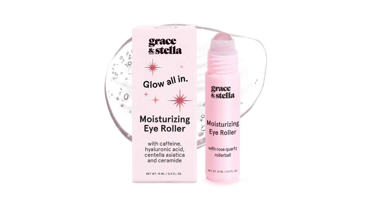 Grace & Stella Under Eye Brightener With Rose Quartz Rollerball
