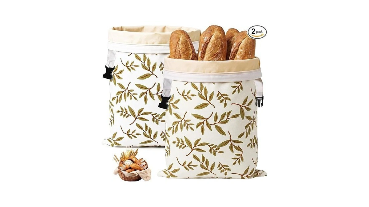 Reusable Beeswax Bread Bags For Sourdough, Xl Eco-friendly Fresh Food