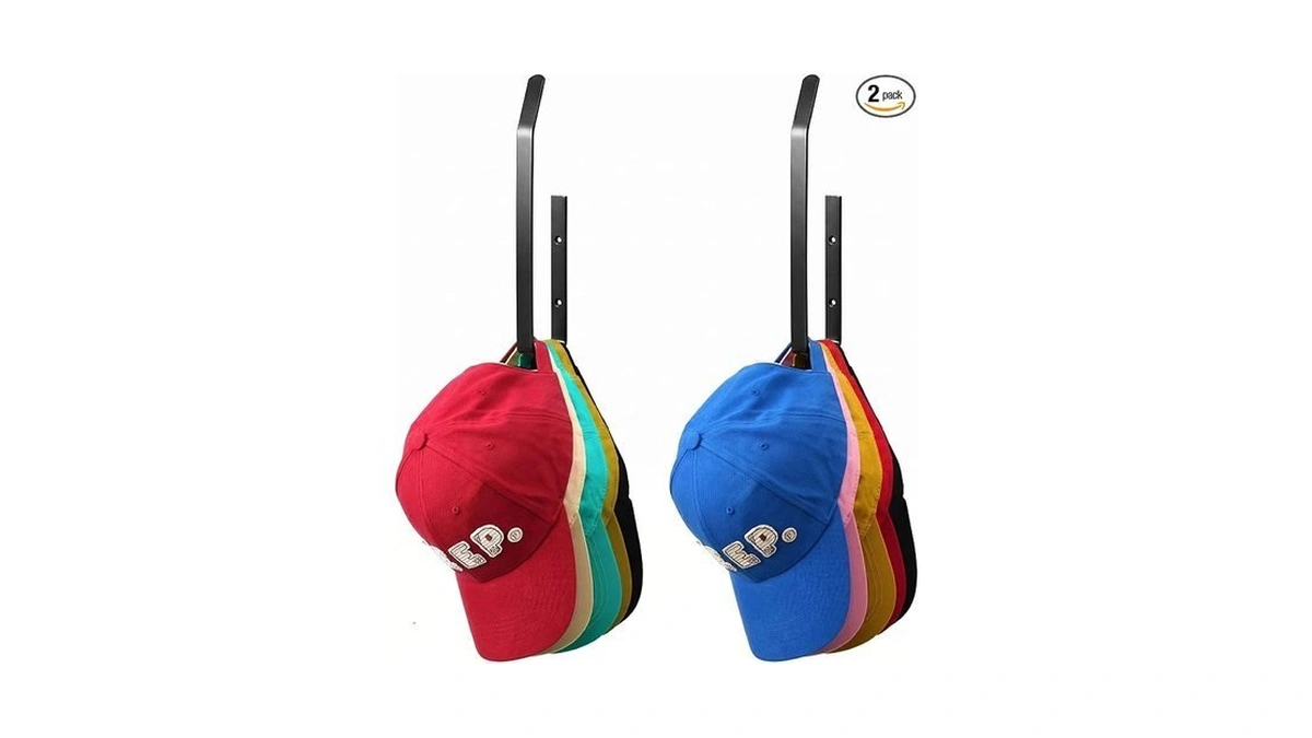 Kyrupsy 2 Pack Hat Organizer For Baseball Caps, Upgraded Hat