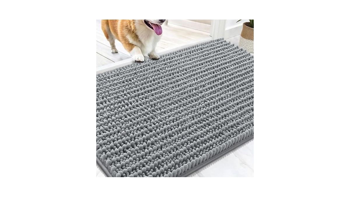 Olanly Dog Door Mat For Muddy Paws 30x20, Ultra Absorbent