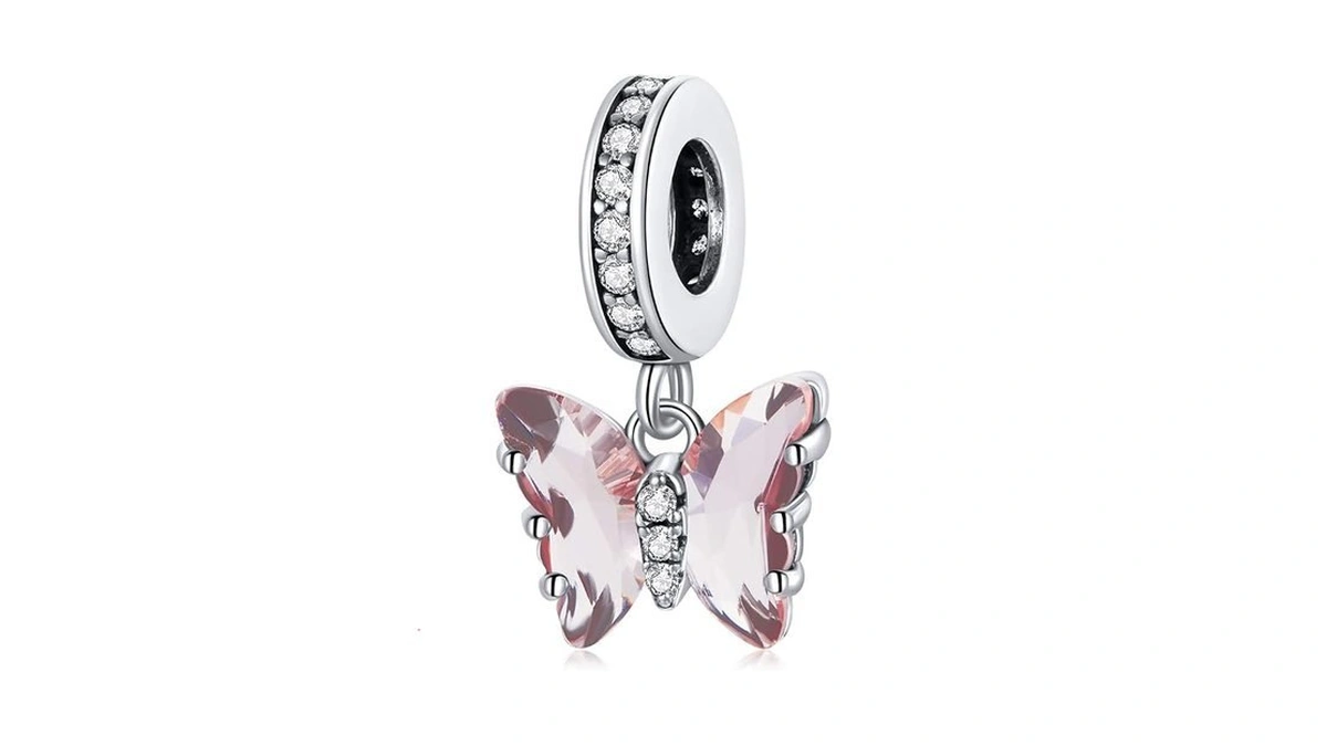 Babamia 925 Sterling Silver Charms For Bracelets And Necklaces, Butterfly