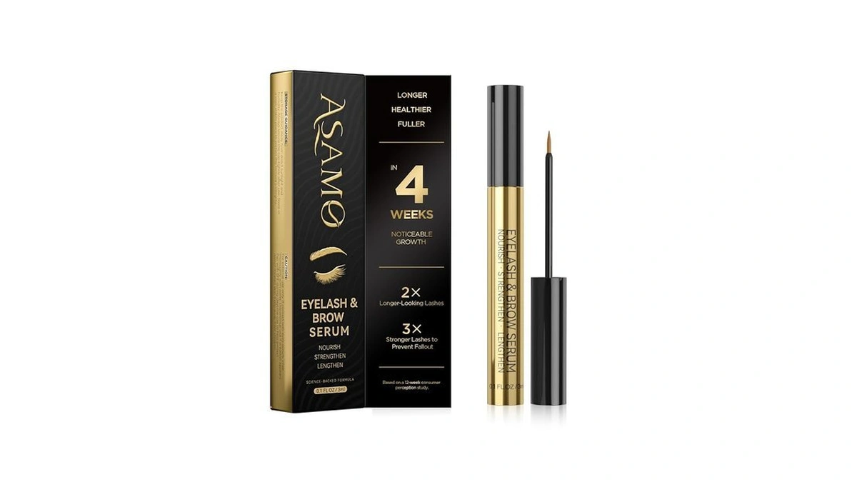 Asamo Eyelash & Eyebrow Growth Serum - 2-in-1 Lash &
