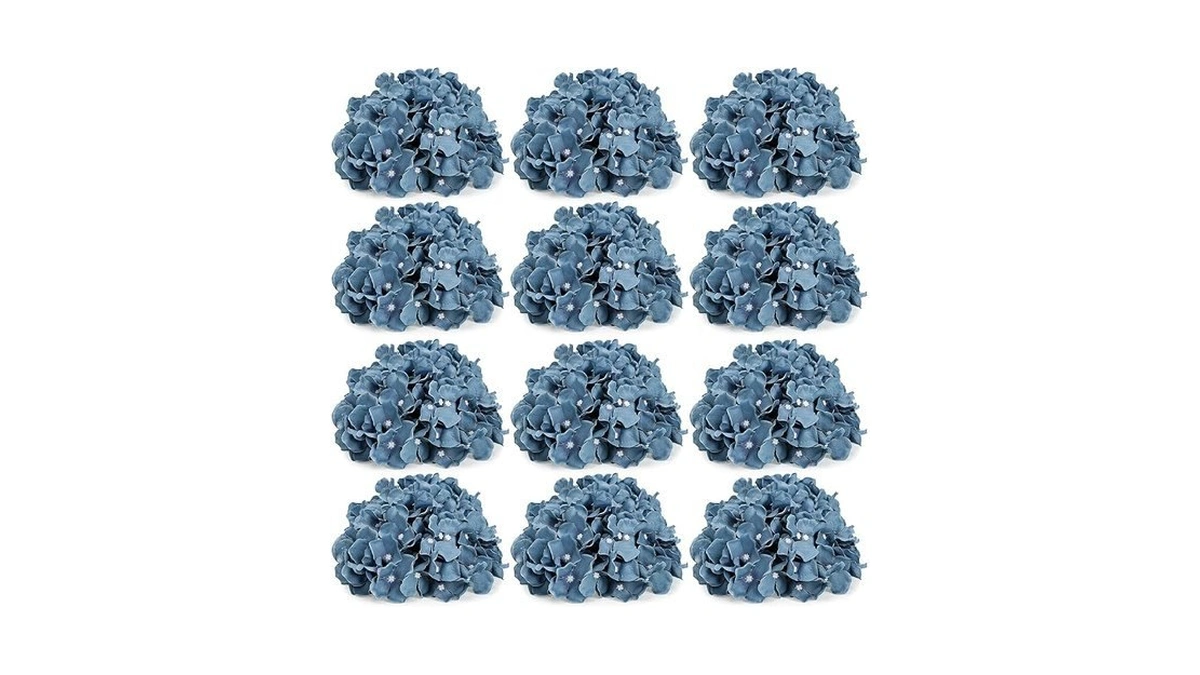 Diydofun 11.81 Inch Hydrangea Flower Balls For Centerpieces - 12