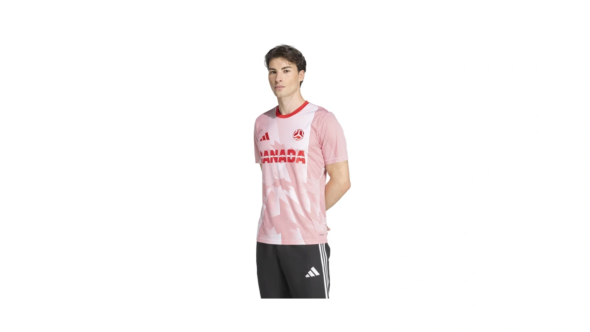 Adidas Men's Canada Jersey, White/vivid Red, Small