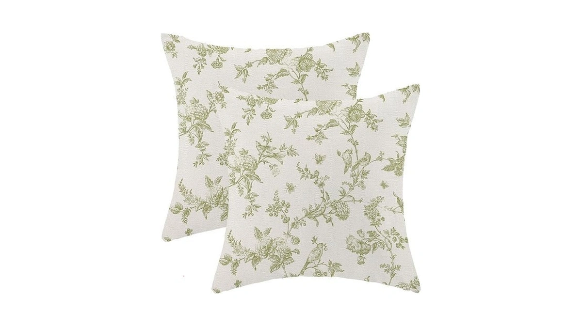 Sorktse Sage Green Pillow Covers 18x18 Set Of 2 Light