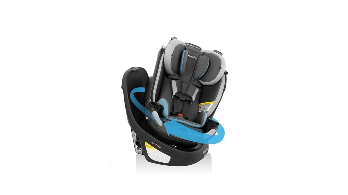 Evenflo Revolve360 Slim 2-in-1 Rotational Car Seat With Quick Clean