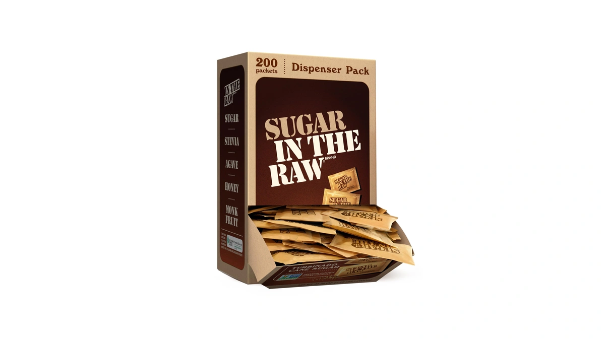 Sugar In The Raw, Turbinado Cane Sugar Packets, 200 Ct