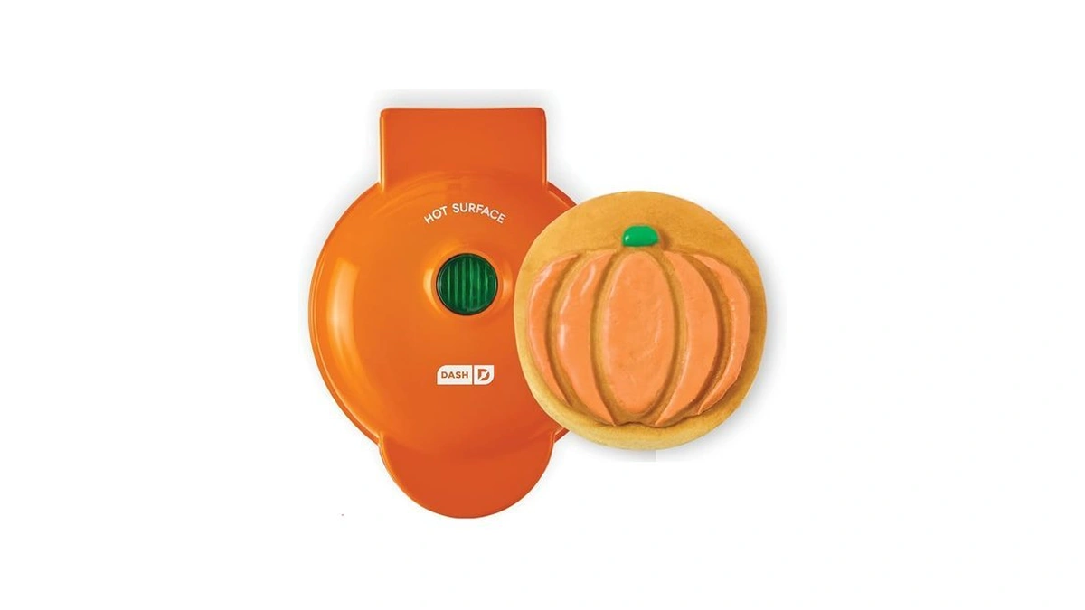 Pumpkin Mini Waffle Maker
