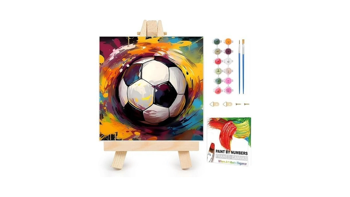 Xtcixal Framed Paint By Numbers Kit For Adults Beginner &