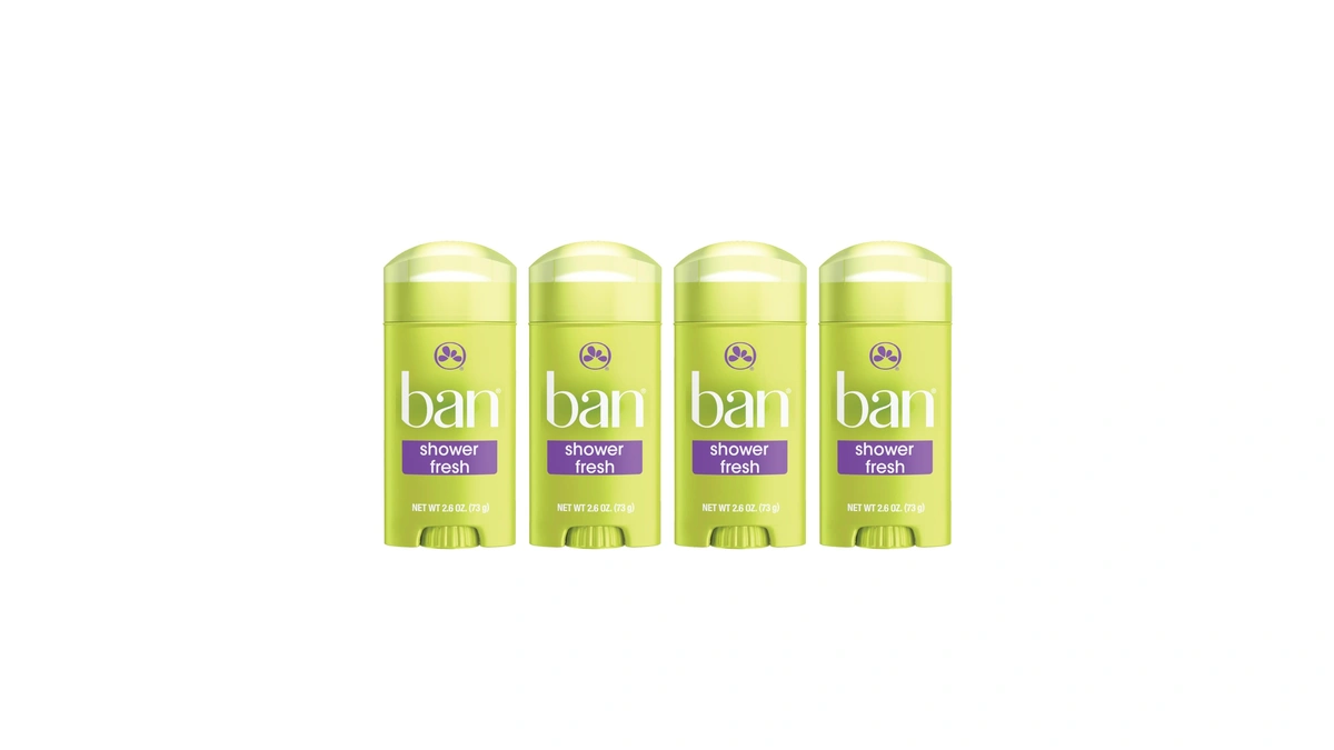 Ban Invisible Solid Antiperspirant Deodorant For Women And Men, 24-hour