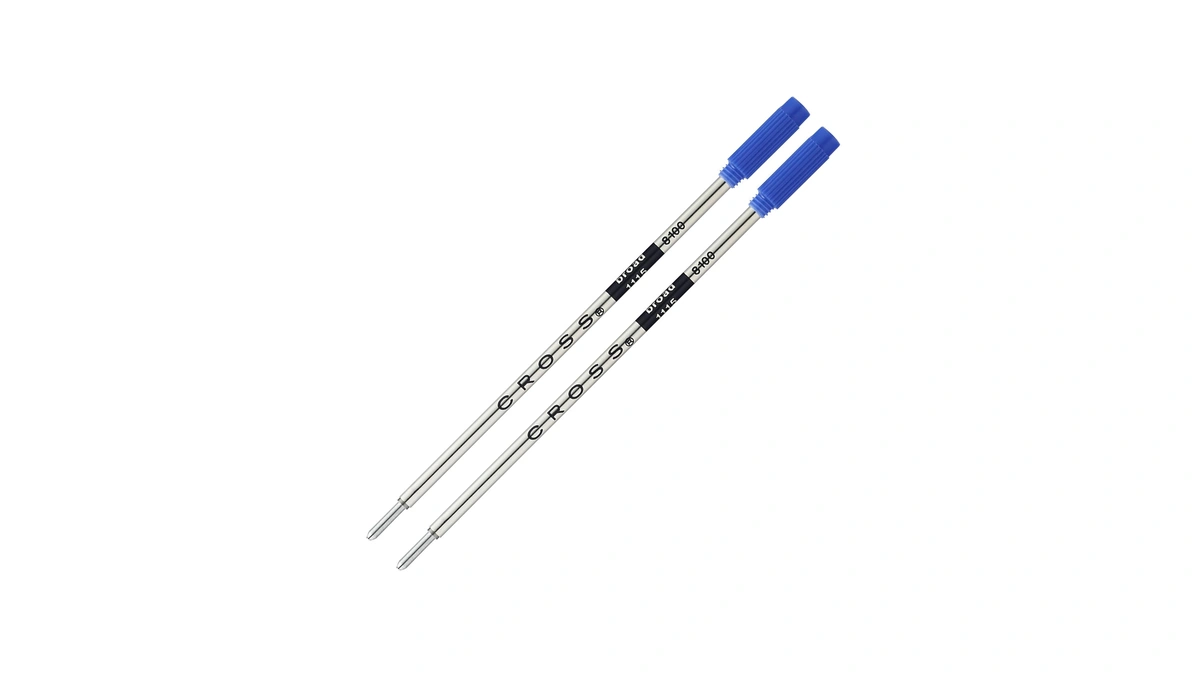 Cross Ballpoint Pen Refill - Blue - Broad - 2-pack