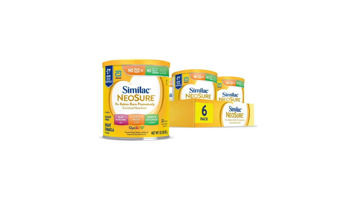 Similac Neosure Premature Post-discharge Infant Formula, Baby Formula Powder, 13.1-oz