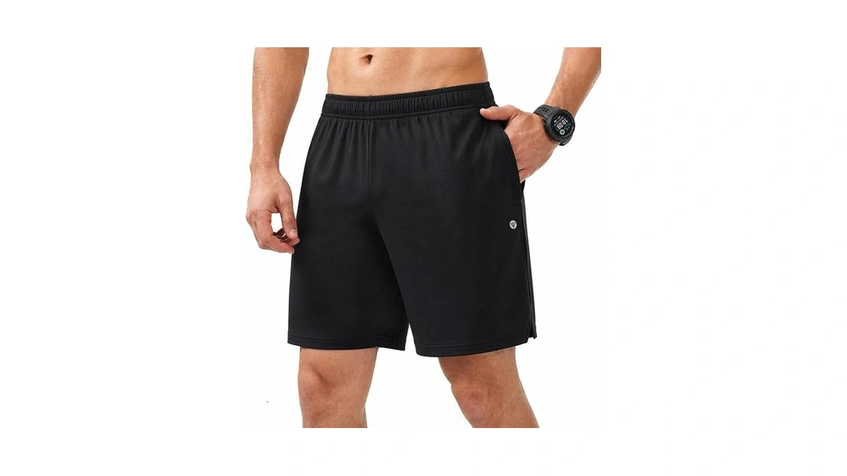 M Maelreg Mens Shorts Athletic With 4 Zipper Pockets Lightweight