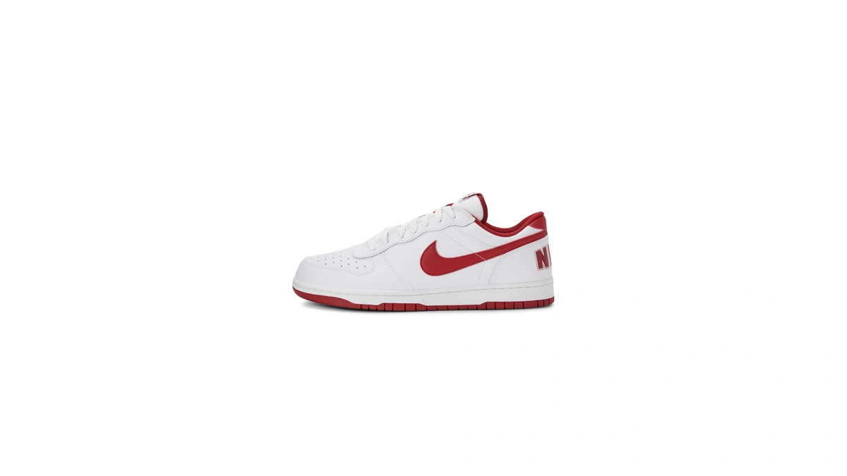Nike Men Big Low Shoes White Gym Red