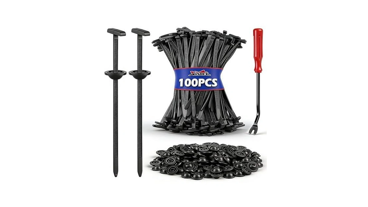 Xislet 150mm Long Zip Ties, 100pcs Nylon Universal Cable Tie