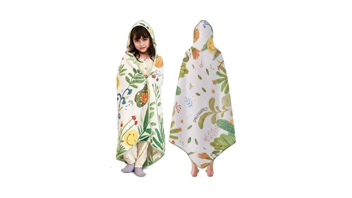 Hooded Bath Towels For Kids, Kids Toddler Beach Towelsgirls Boys,