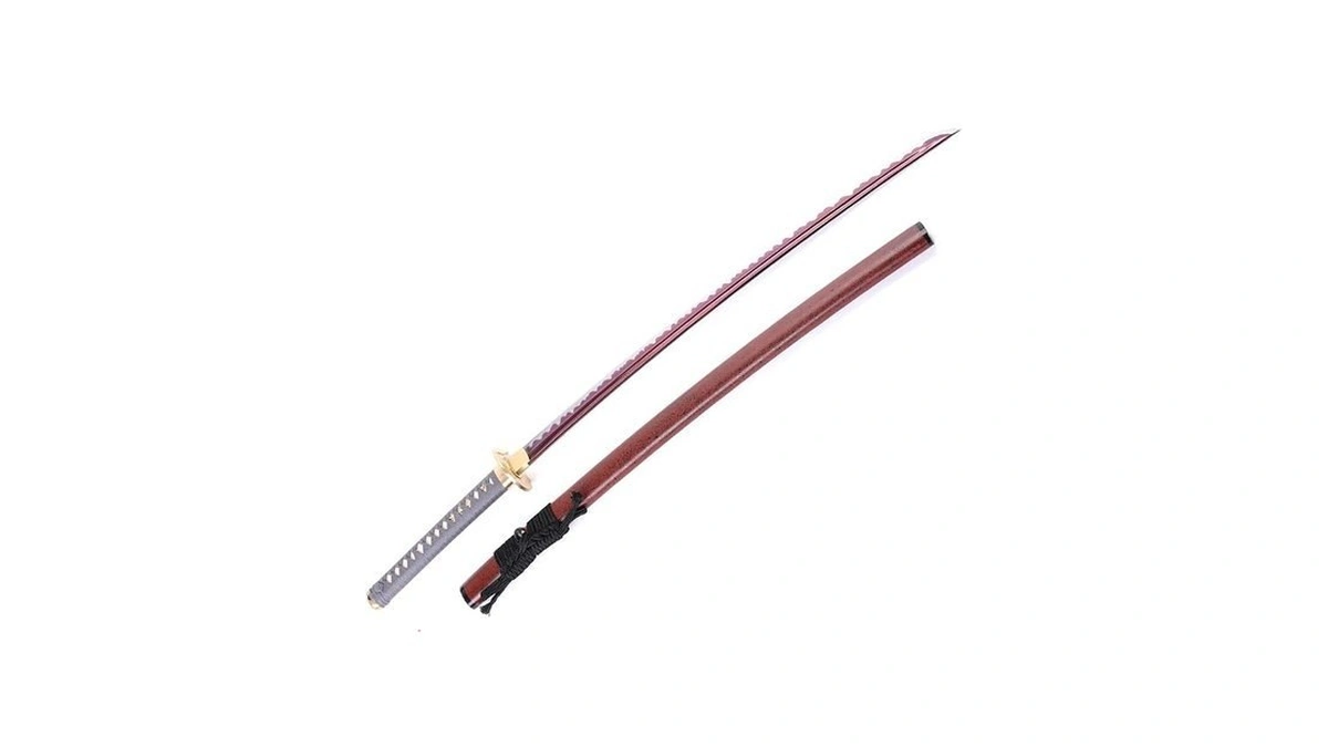 Katana Sword Real,40-inch Traditional Handmade Full Tang Katana Golden Dragonfly