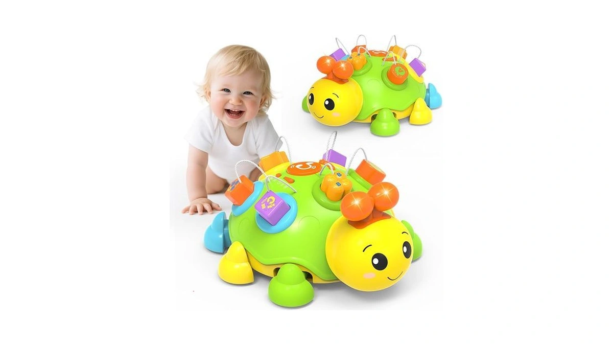 Holaxander Musical Ladybug Baby Toys 6-12 Months, Infant Early Educational