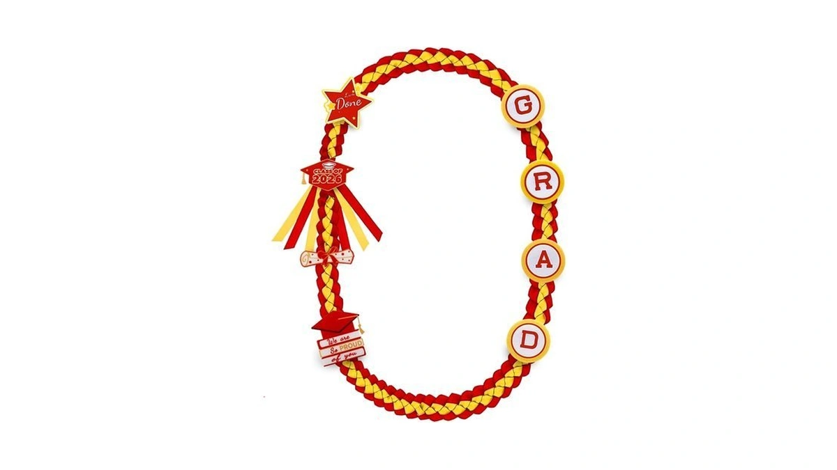Cokacot Graduation Leis Class Of 2026 Decorations, Handmade Double Braided